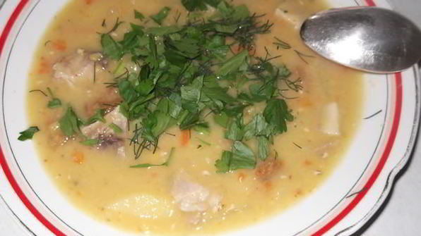 гороховый суп со свининой