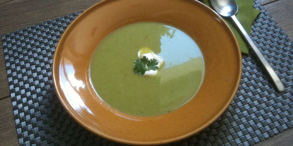 Рецепт летнего горохового супа
