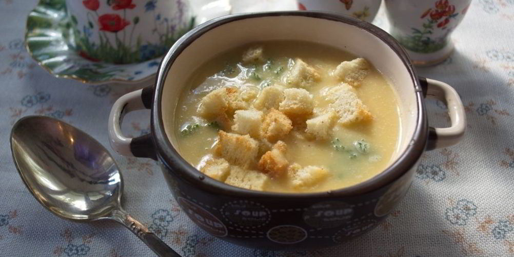 Рецепт супа горохового с гренками