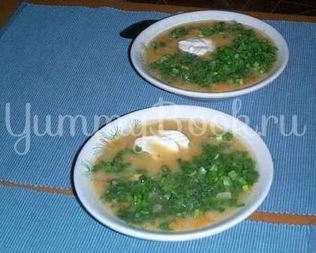 Суп гороховый с копченостями