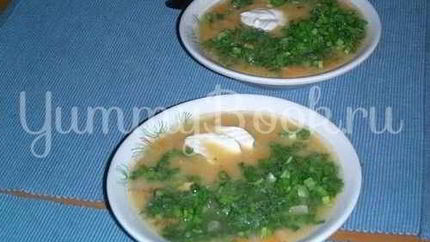 Суп гороховый с копченостями