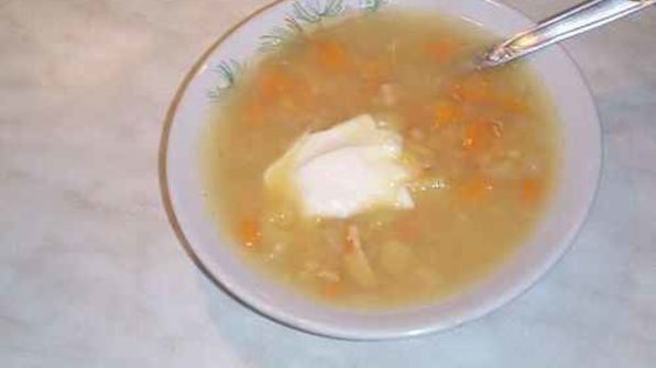 суп гороховый с копченостями