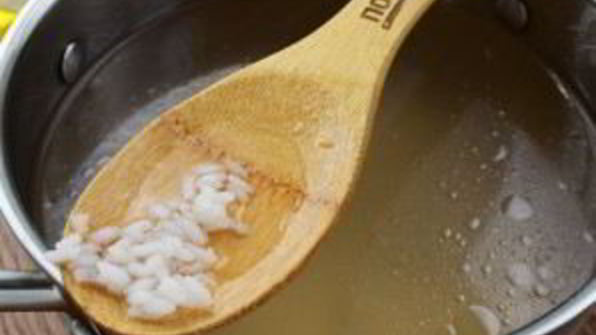 суп из шпината и бараньего гороха