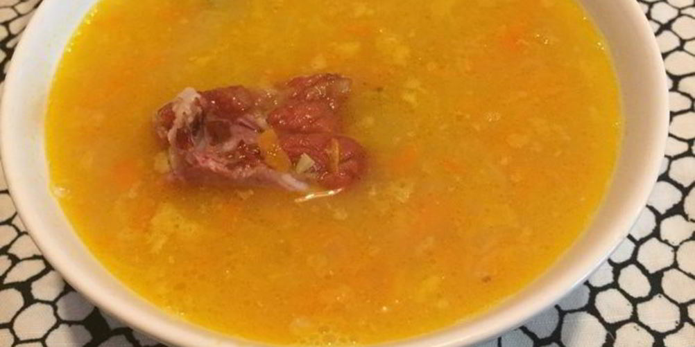 Рецепт уютного горохового супа