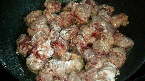 гречневый суп с печенью