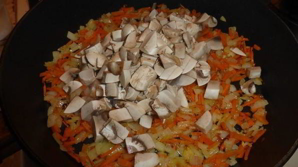 грибной суп из трех видов грибов