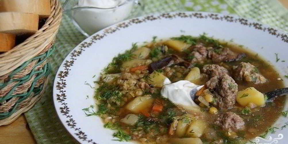 Рецепт густого грибного супа