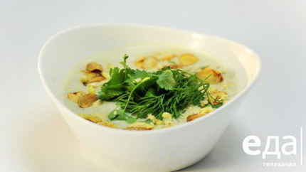 Картофельно-грибной крем-суп