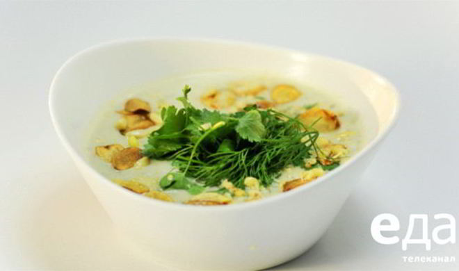 Картофельно-грибной крем-суп