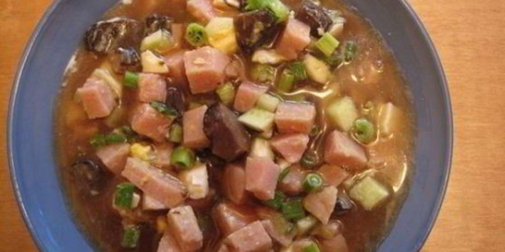 Рецепт грибного холодника