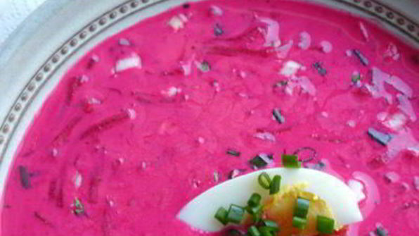 хладник литовский — холодный суп из свеклы