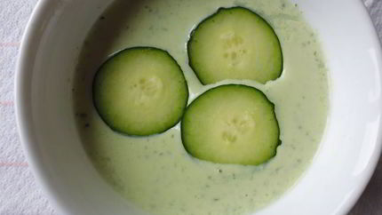 Холодник из огурцов