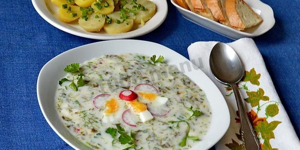 Рецепт холодника из щавеля на кефире