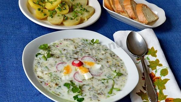 холодник из щавеля на кефире