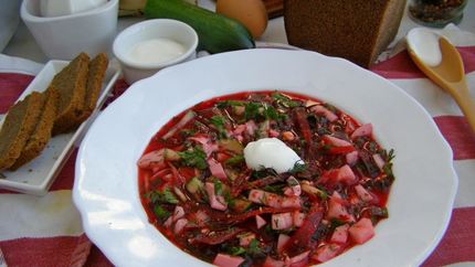 Холодник из свеклы