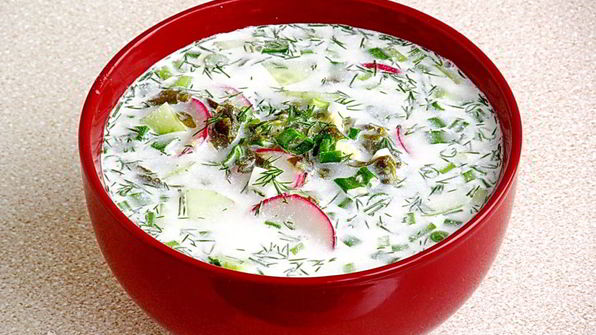 холодник со щавелем