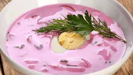 Холодник со сливками