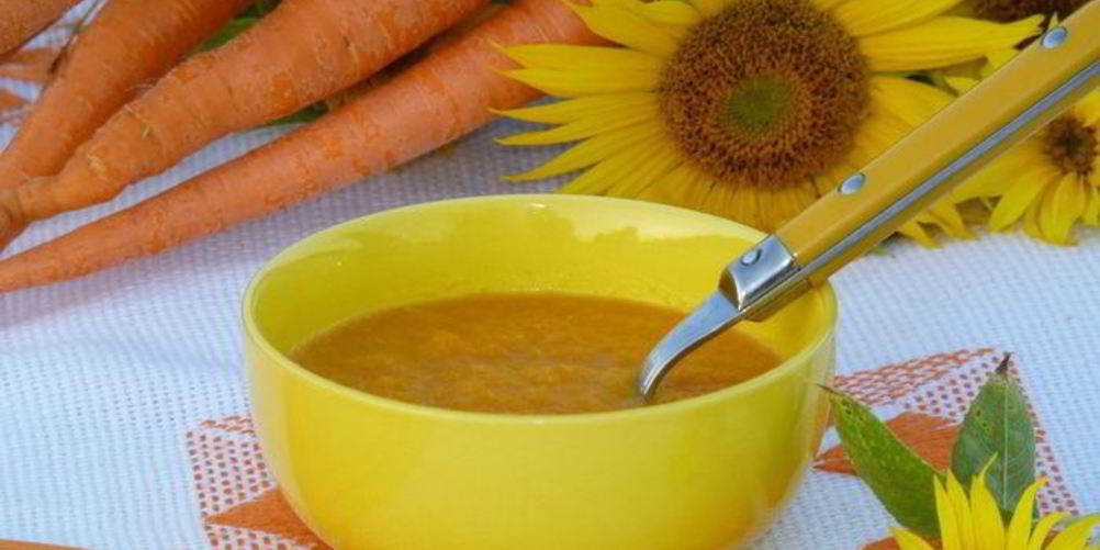 Рецепт холодного морковно-апельсиновый крем-суп