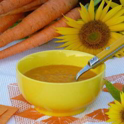 Холодный морковно-апельсиновый крем-суп