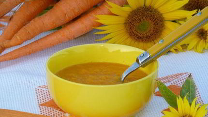 Холодный морковно-апельсиновый крем-суп