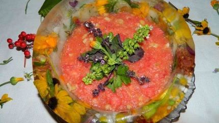 Холодный суп Гаспачо из арбуза