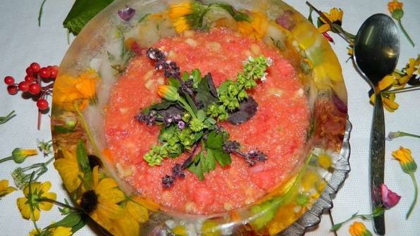 холодный суп гаспачо из арбуза