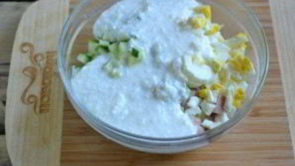 холодный суп на кефире