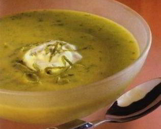 Холодный суп-пюре из авокадо