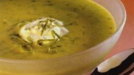 Холодный суп-пюре из авокадо