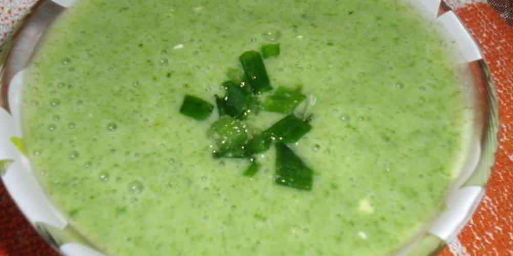 Рецепт холодного супа-пюре из листьев белой свеклы