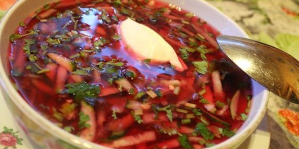 Рецепт холодного свекольного супа