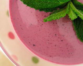 Холодный ягодный суп