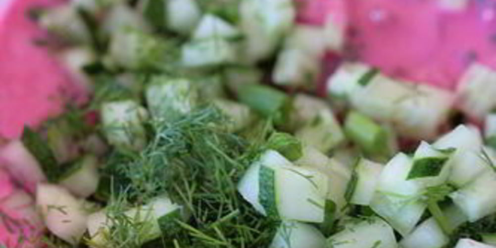 Рецепт свекольника — холодного супа из свеклы