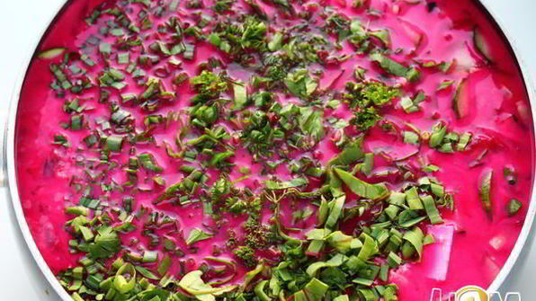 свекольный холодник с закваской