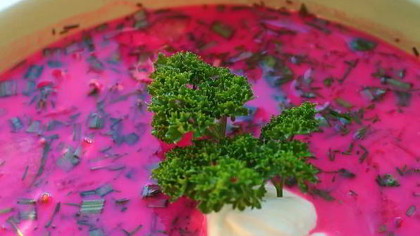 свекольный холодник с закваской