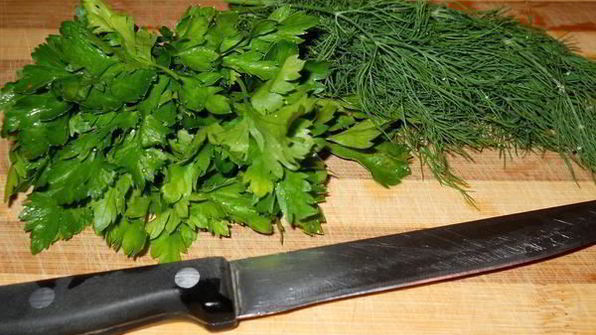 зеленый холодный суп на кефире таратор