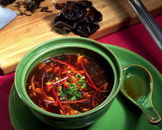 Кисло-сладкий острый суп