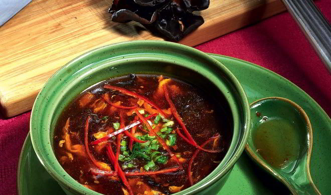 Кисло-сладкий острый суп