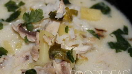 Куриный суп с сыром