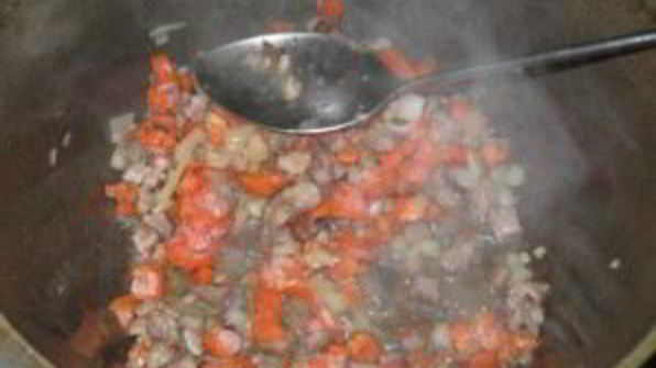 лагман с редькой