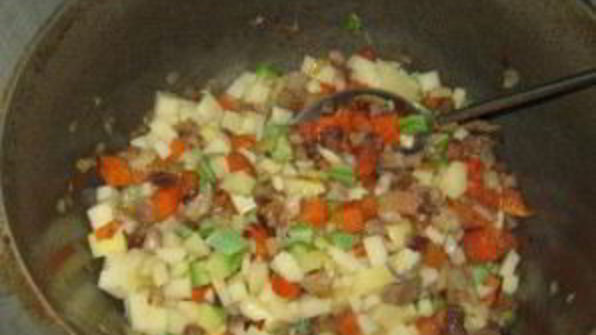 лагман с редькой