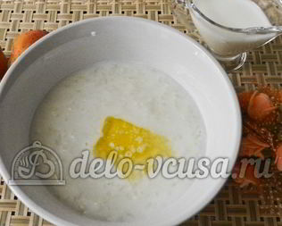 Молочный рисовый суп