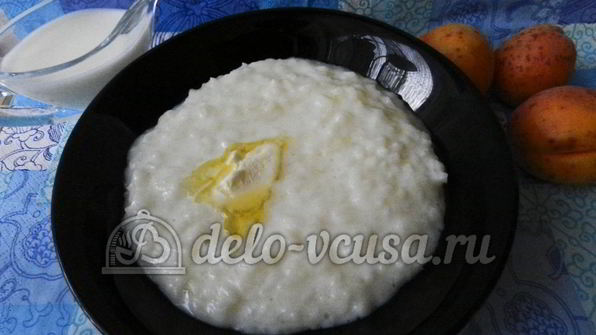 молочный рисовый суп