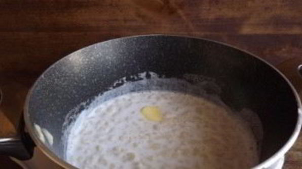 молочный суп с клецками