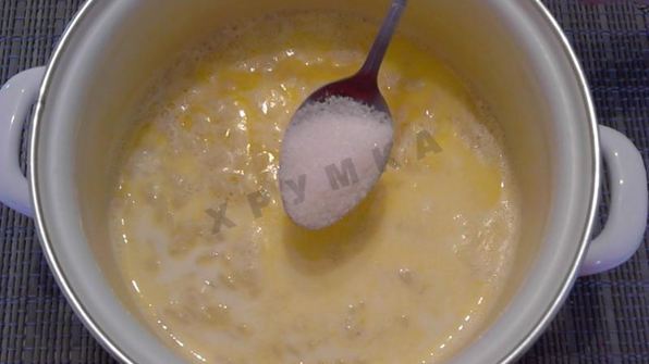 молочный суп с макаронами