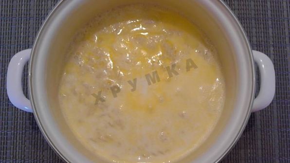 молочный суп с макаронами