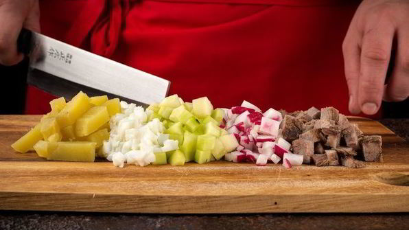 мясная окрошка