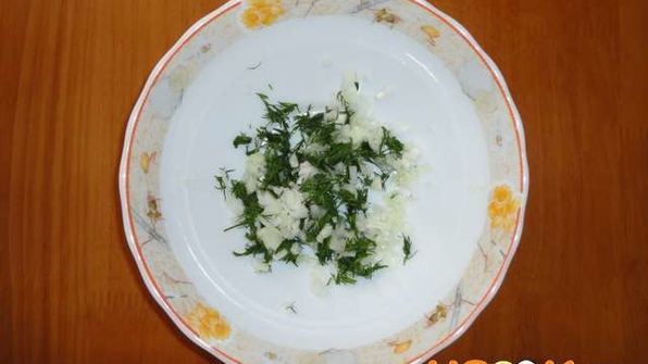 окрошка на бульоне