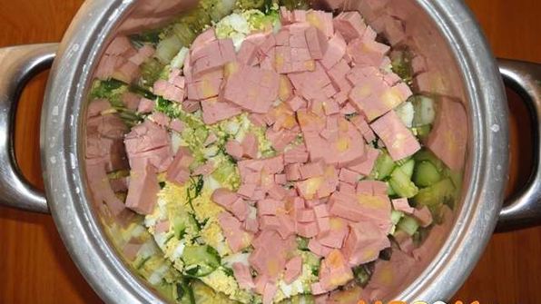 окрошка на бульоне