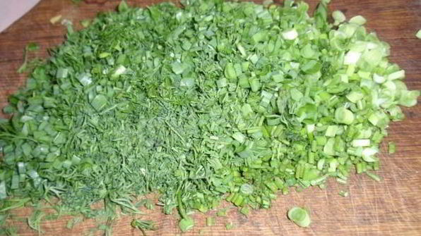 окрошка на курином бульоне